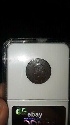 Rare NGC VF35 1694 Great Britain 1/4 Pence