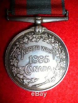 Rare North West Canada Medal 1885 to The 12th York Rangers, Sergeant M. Grealis