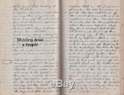 Rare Officers Handwritten WWI Naval Battle of Jutland Diary 300 pgs