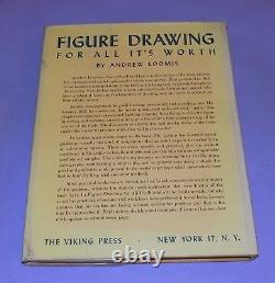 Rare Original 1947 Andrew Loomis Figure Drawing For All Its Worth