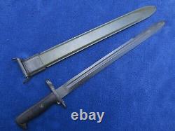 Rare Original Us M1905/42 Bayonet And Scabbard Made By Wilde & Tool