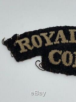 Rare Original Ww1 British Rfc Royal Flying Corps Shoulder Title Patch