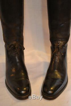 Rare Original Ww1 Era British Officer's Long Riding Boots London Maker Wwi