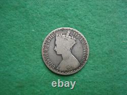 Rare Queen Victoria 1863 Florin Two Shillings 2/- Great Britain