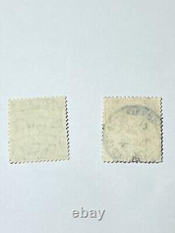 Rare- Stamps George V, One Penny Red +Two Pence Halfpenny Blue free Shipping
