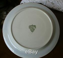 Rare T. G. Green Cornishware Blue & White Striped Covered Cheese Dish Shield Mrk