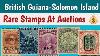 Rare Valuable Stamps From British Guiana To Solomon Island Great Britain Postage Stamps Part 4