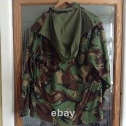 Rare Vintage British Army 1968 Pattern Cotton Smock Combat With Hood Size 1