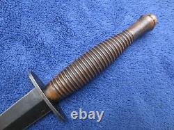 Rare Vintage British Fairbairn Sykes Knife 3rd Pattern Dagger Made By R. Cooper