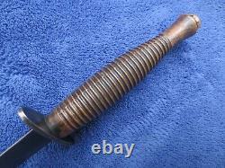 Rare Vintage British Fairbairn Sykes Knife 3rd Pattern Dagger Made By R. Cooper
