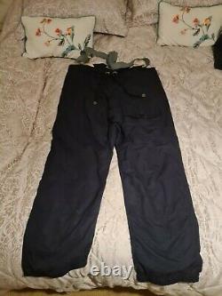 Rare Vintage Flight Deck Ventile Windproof Trousers Royal Navy (never been worn)