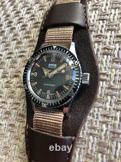 Rare Vintage Smiths Military 3atm Divers Watch Made In Great Britain