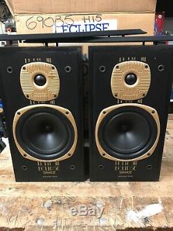 Rare Vintage Tannoy Eclipse Gold HiFi Speakers Late 80s Made in Great Britain