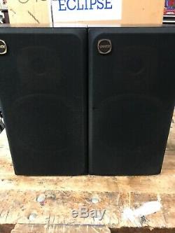 Rare Vintage Tannoy Eclipse Gold HiFi Speakers Late 80s Made in Great Britain