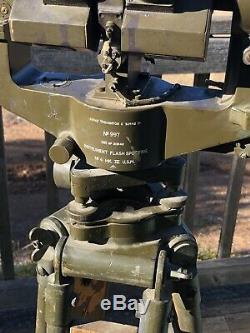 Rare WW2 Flash Spotting Instrument No. 4 Mark III Artillery Binoculars with Tripod