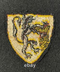Rare WW2 German Waffen SS Flemish Flandern Foreign Volunteers Tunic Badge