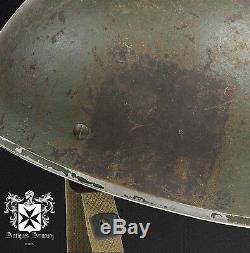 Rare WW2 Original British Paratrooper Helmet MKII BMB 1944