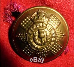 -Rare- WWI -Scots Guards- Vintage British Royal Army Red Wool Military Uniform