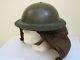 Rare Wwii British Army Steel Combat Helmet Dated 1938, And Gas Hood Cover