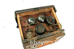Rare World War One WW1 GPO Portable Field Telephone Mark 235 No92 1917