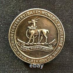Rare Ww2 18th Warwickshire Coventry Home Guard Btn. Womens Badge -100% Original