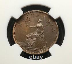 Rare1806 Great Britain 1/4 Penny Farthing Cooper Coin George III Ngc Pf65