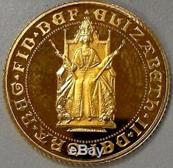 Rare1989 Proof Gold 1/2 Sovereign Great Britain No Box Or Coa #555