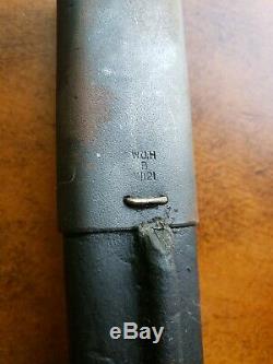 SMLE No 1 MkIII Lee Enfield Bayonet 1907 R Mole Rare with scabbard WW1