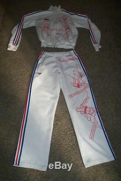 SUPER RARE Vintage 80s Adidas Great Britain Daley Thompson Olympic Tracksuit