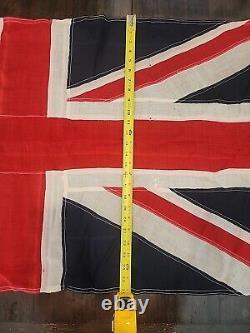 Scyco Great Britain British Flag Made In Canada Vintage Rare 54 X 26