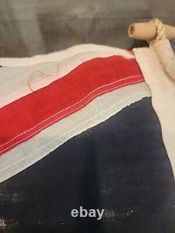 Scyco Great Britain British Flag Made In Canada Vintage Rare 54 X 26