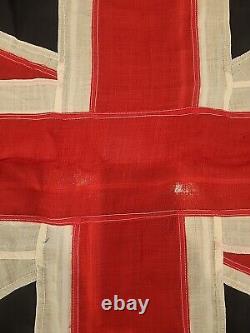 Scyco Great Britain British Flag Made In Canada Vintage Rare 54 X 26