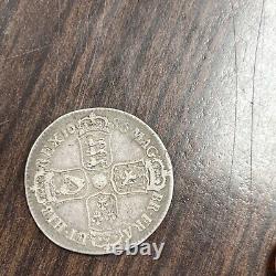 Silver 1686 Great Britain 1/2 Half Crown James II Rare England Rare Silver Coin