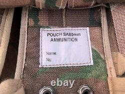 Super Rare British Army Afghan Trial PECOC Hybrid Camo MOLLE Webbing Set Used