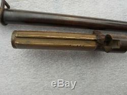 Super rare WWI URUGUAY 26 rifle BAYONET with CYLINDRICAL SCABBARD model 1900