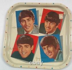 THE BEATLES ORIGINAL MTM 1964 METAL TRAY MADE in GREAT BRITAIN- RARE (S2-2)