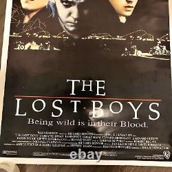 The Lost Boys ORIGINAL Movie Poster Vintage 1987 Great Britain Variant RARE
