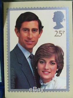 UK 1981 Royal Wedding Rare FDC With Invitation & 2 10k Gold Coins Diana & Charles