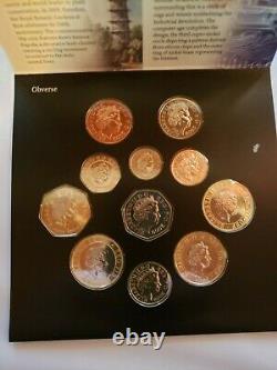 UK Great Britain 2009 Uncirculated Coin Set includes rare Kew Gardens 50 pence