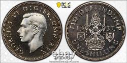 Uk Great Britain, 1 Shilling 1937 Scottish Reverse (el) Pcgs Pr 66, Rare