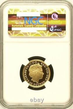 Uk Great Britain, Gold 25 Pounds 2010 Britannia Ngc Pf 70 Uc Top Pop, Rare5