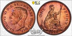 Uk Great Britain, Proof 1d 1 Penny 1950 Pcgs Pr 65 Rb (10), Rare