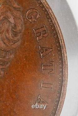 Ultra Rare 1858 Great Britain Penny Ngc Ms62+ Bn First Discovered Double Die