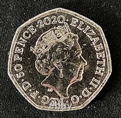VERY RARE DIVERSITY BUILT BRITAIN UK 50p Coin, ER II (Free P&P Exc. Intl.)