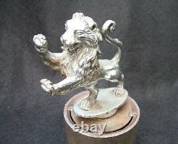 VINTAGE 1930s LUCAS PRINCE OF DARKNESS CAR MASCOT-ARGYLL LION HOOD ORNAMENT RARE