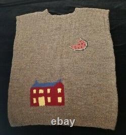VINTAGE Ralph Lauren RL82 GREAT BRITAIN Hand Knit Family Vest Sweater RARE