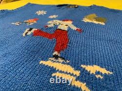 VINTAGE Ralph Lauren RL83 GREAT BRITAIN Hand Knit Family Vest Sweater RARE