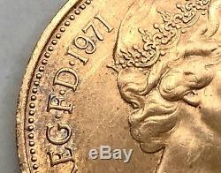 Very Rare 1971 Great Britain NEW PENCE 2p Coin