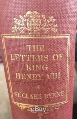Very Rare First Edition 1936 copy The Letters of King Henry VIII