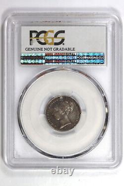 Very rare 1838-87 Brockage mirror image ERROR 6 Pence Great Britain PCGS graded